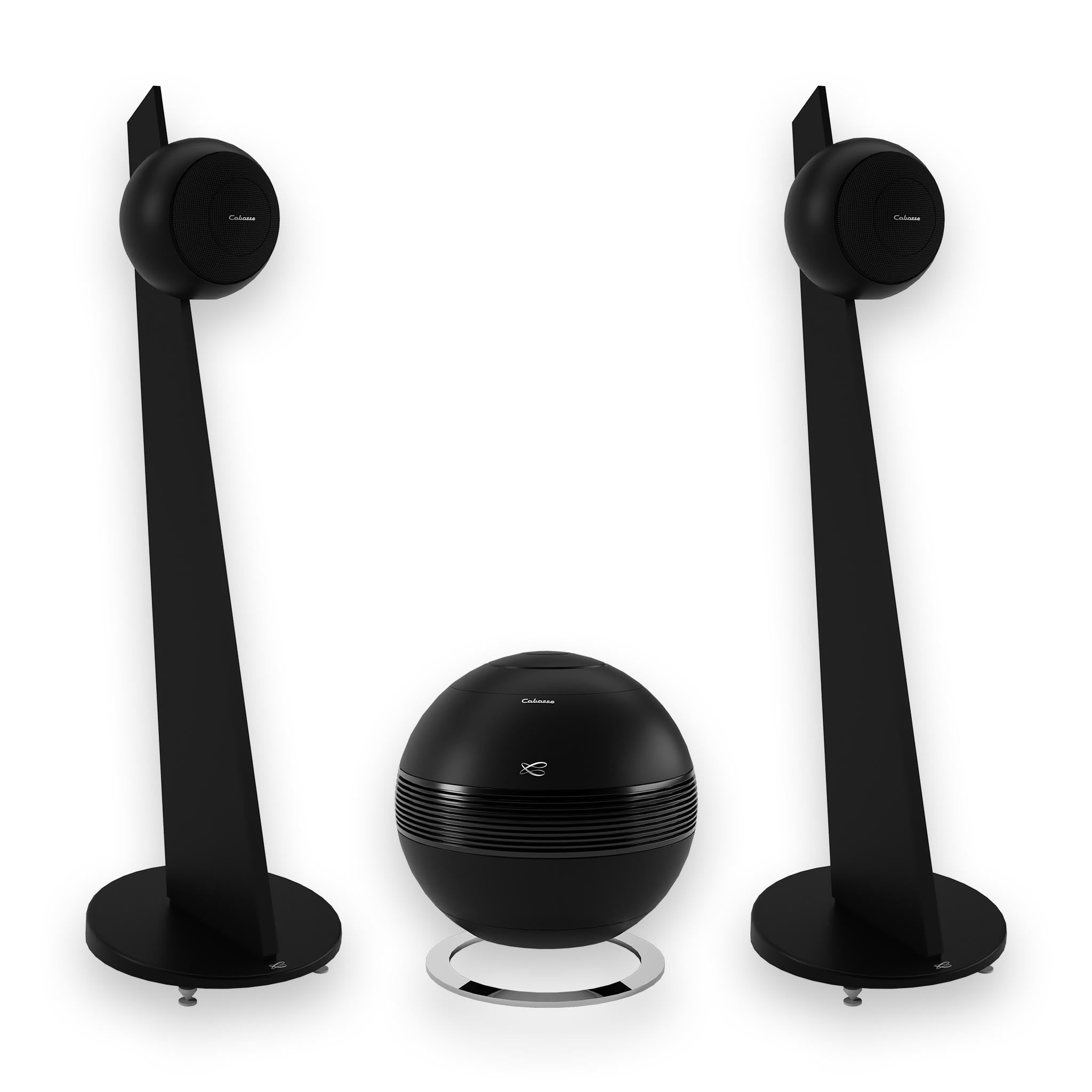 Cabasse Riga 2 + Pearl Sub System - High-End Wireless Bluetooth Speaker with Subwoofer for Home Theater, Party & Outdoor Entertainment
