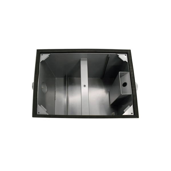40 lbs. Commercial Grease Trap - Heavy-Duty Kitchen Grease Interceptor for Restaurants, Food Trucks & Cafeterias | Prevents Drain Clogs & Meets Plumbing Codes