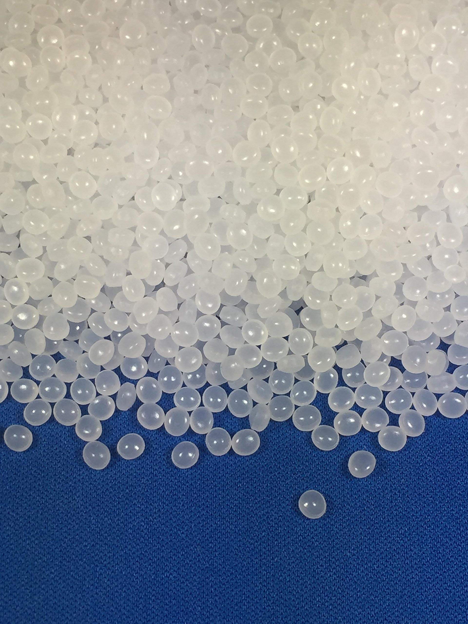 Premium Poly Plastic Pellets - 25 lbs Bulk for Weighted Blankets, Rock Tumbling, Doll Stuffing & Craft Filling | Made in USA | Ideal for DIY Projects, Sensory Lap Pads & Home Decor Crafts