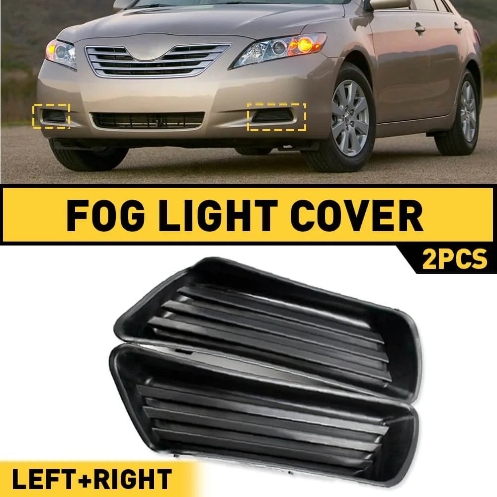 2007-2009 Toyota Camry Fog Light Cover Set - Durable Replacement Pair for Headlight Protection | Perfect for Night Driving & Off-Road Adventures