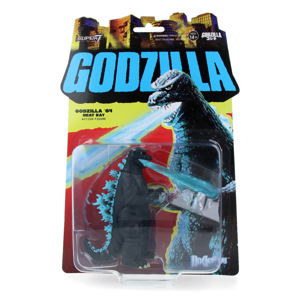 Godzilla 1984 (Heat Ray) Toho ReAction Figure - Wave 7 Collectible Toy for Anime & Movie Fans - Perfect for Display, Gifts, and Action Figure Collections