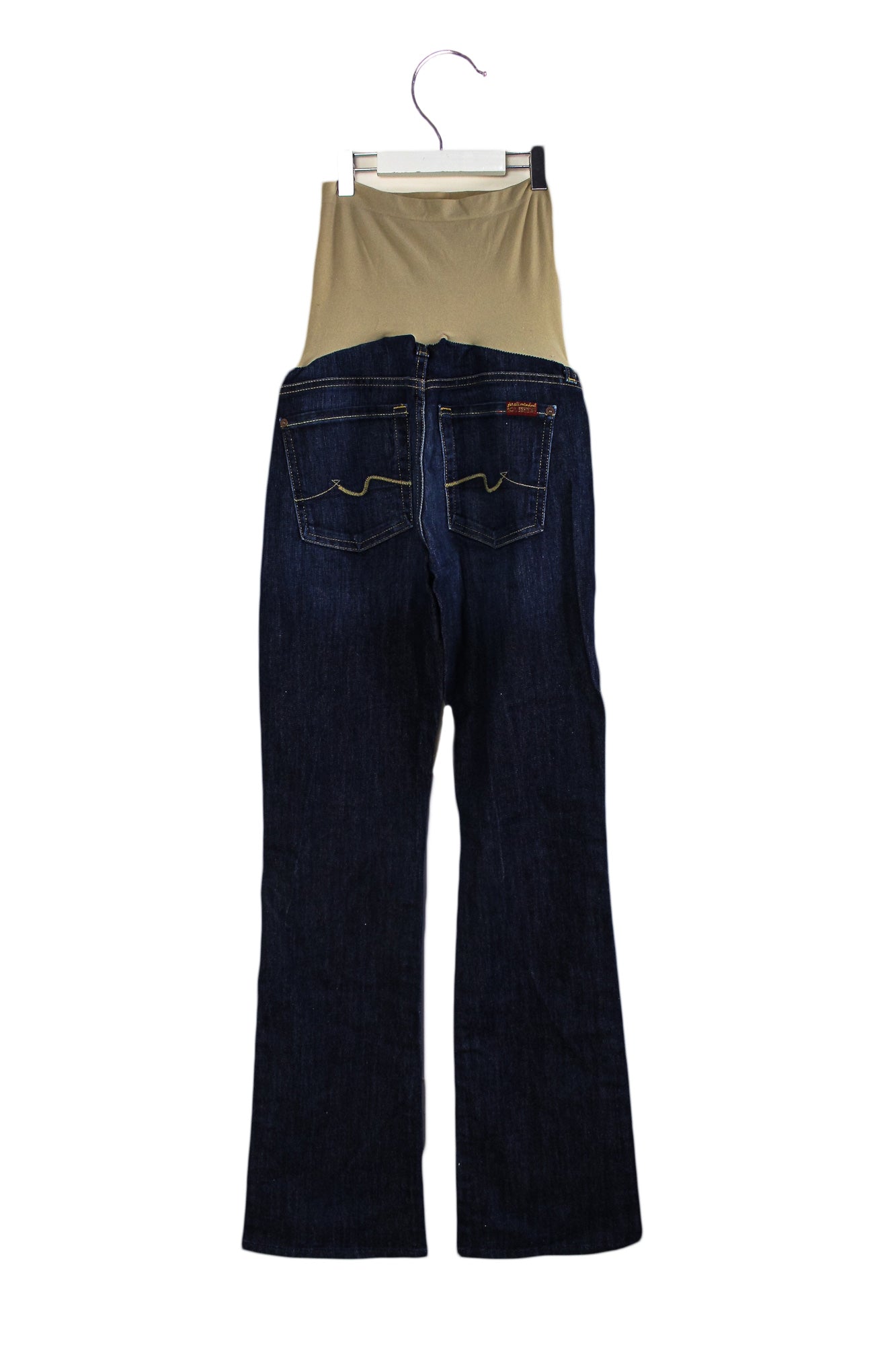 7 For All Mankind Women's Maternity Jeans - Stretch Denim Pants for Pregnancy Comfort - Perfect for Work, Casual Wear & Everyday Maternity Outfits