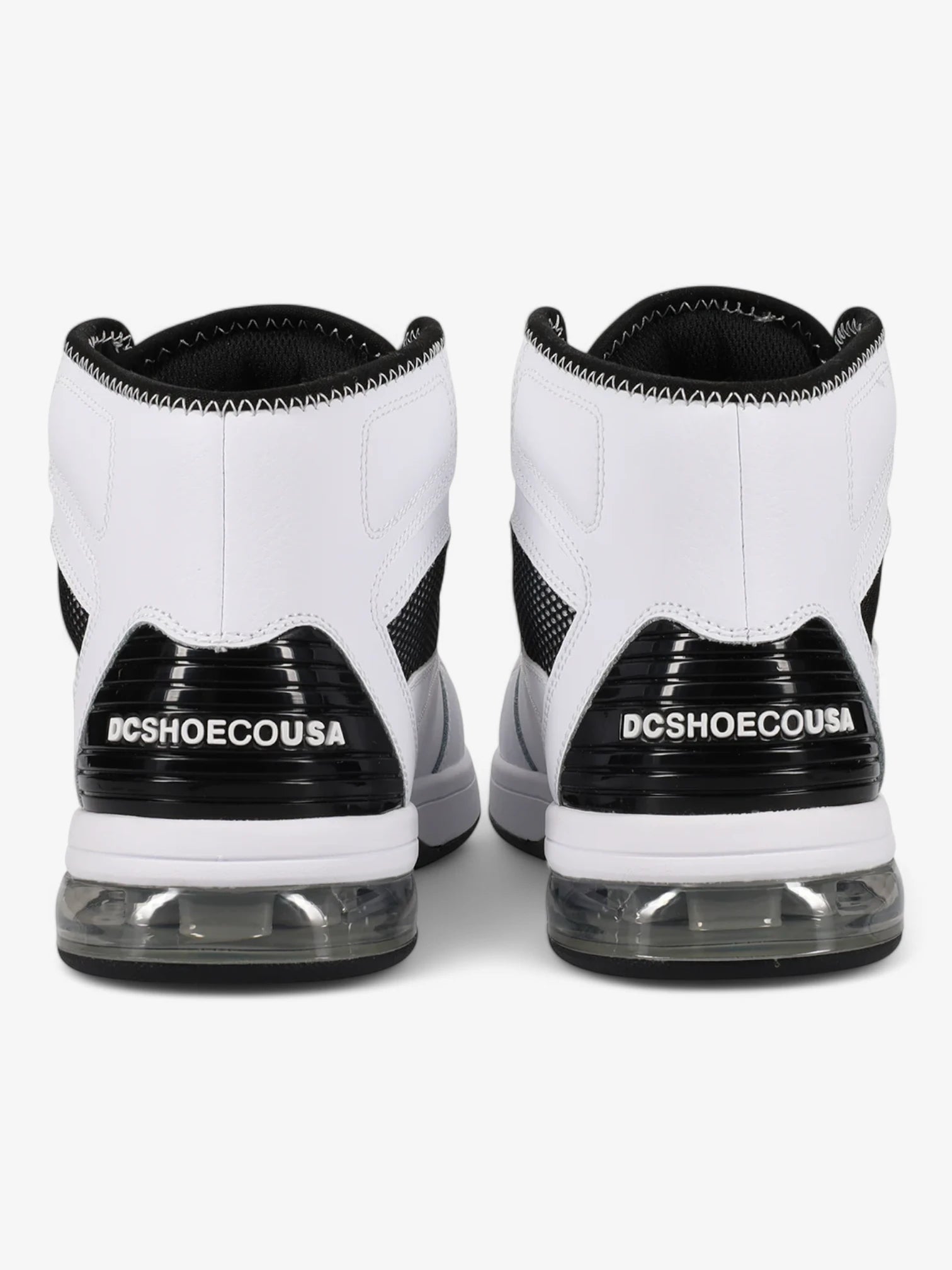 DC Versatile Hi Skate Shoes for Men & Women - White & Black High-Top Sneakers for Skateboarding, Casual Wear & Street Style