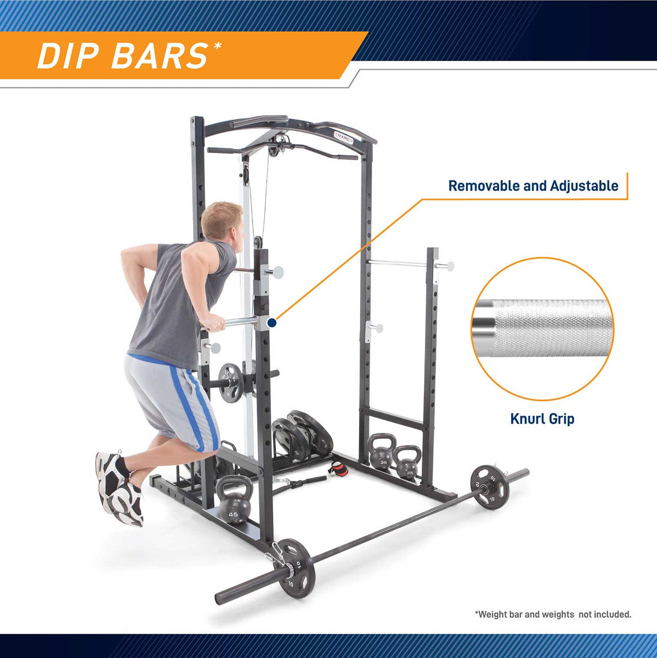 Marcy MWM-7041 Home Gym System - Full Body Workout Equipment for Strength Training | Perfect for Home Fitness & Small Spaces