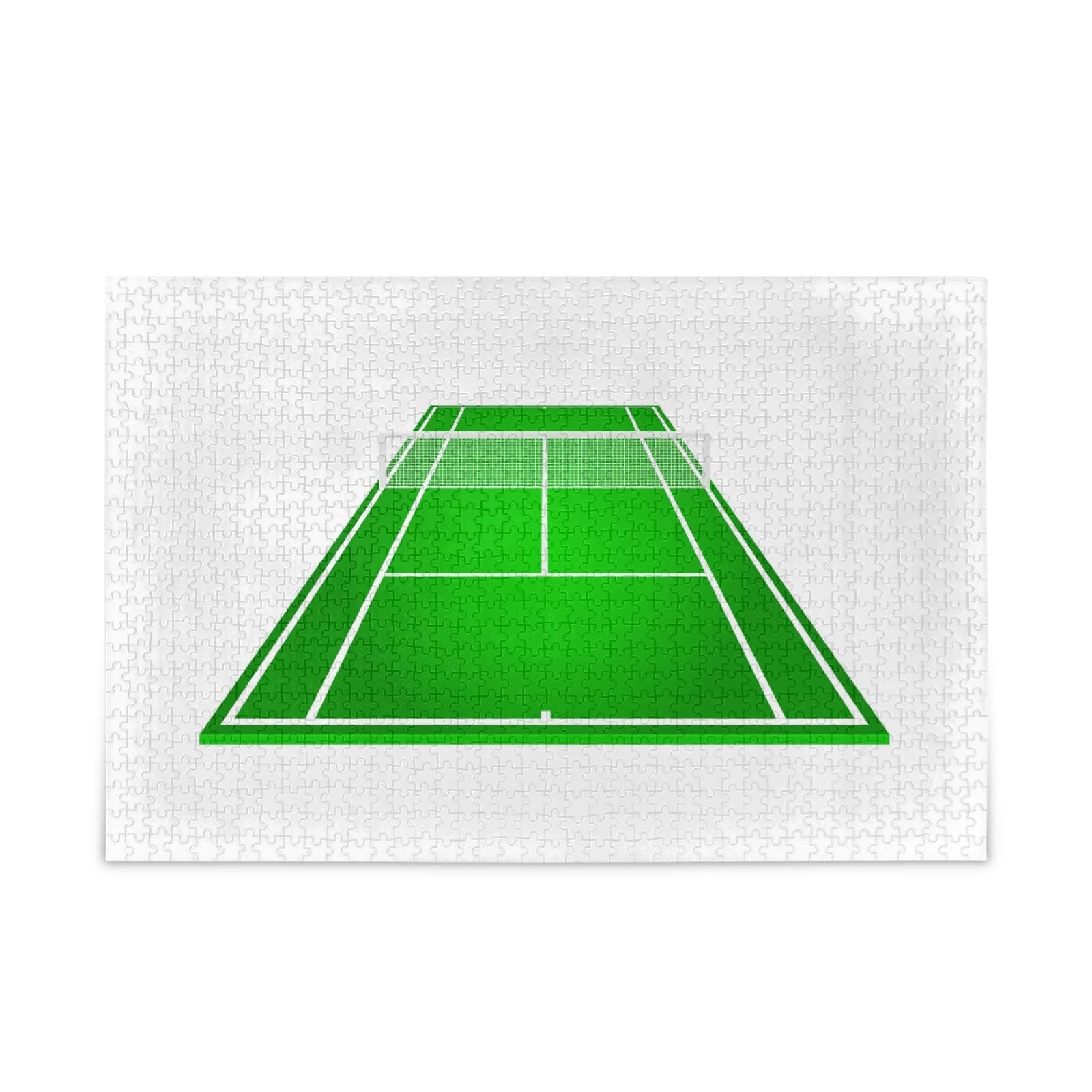 500-Piece Tennis Ball Jigsaw Puzzle for Adults, Kids & Teens - Fun Educational Game, DIY Home Decor Gift with Mesh Storage Bag - Perfect for Family Game Nights, Classroom Activities & Stress Relief