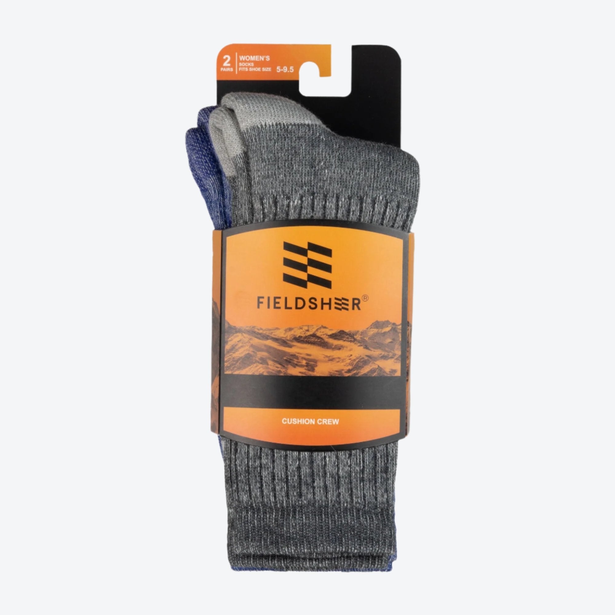 Women's Warm Wool Socks 2-Pack - Soft Thermal Winter Socks for Hiking, Outdoor & Everyday Comfort