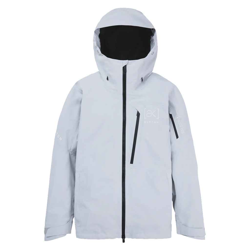 Burton 24/25 AK Cyclic Gore-Tex Jacket - Waterproof Snowboard Jacket for Men & Women - Grey Cloud - Ideal for Skiing, Snowboarding & Winter Outdoor Adventures