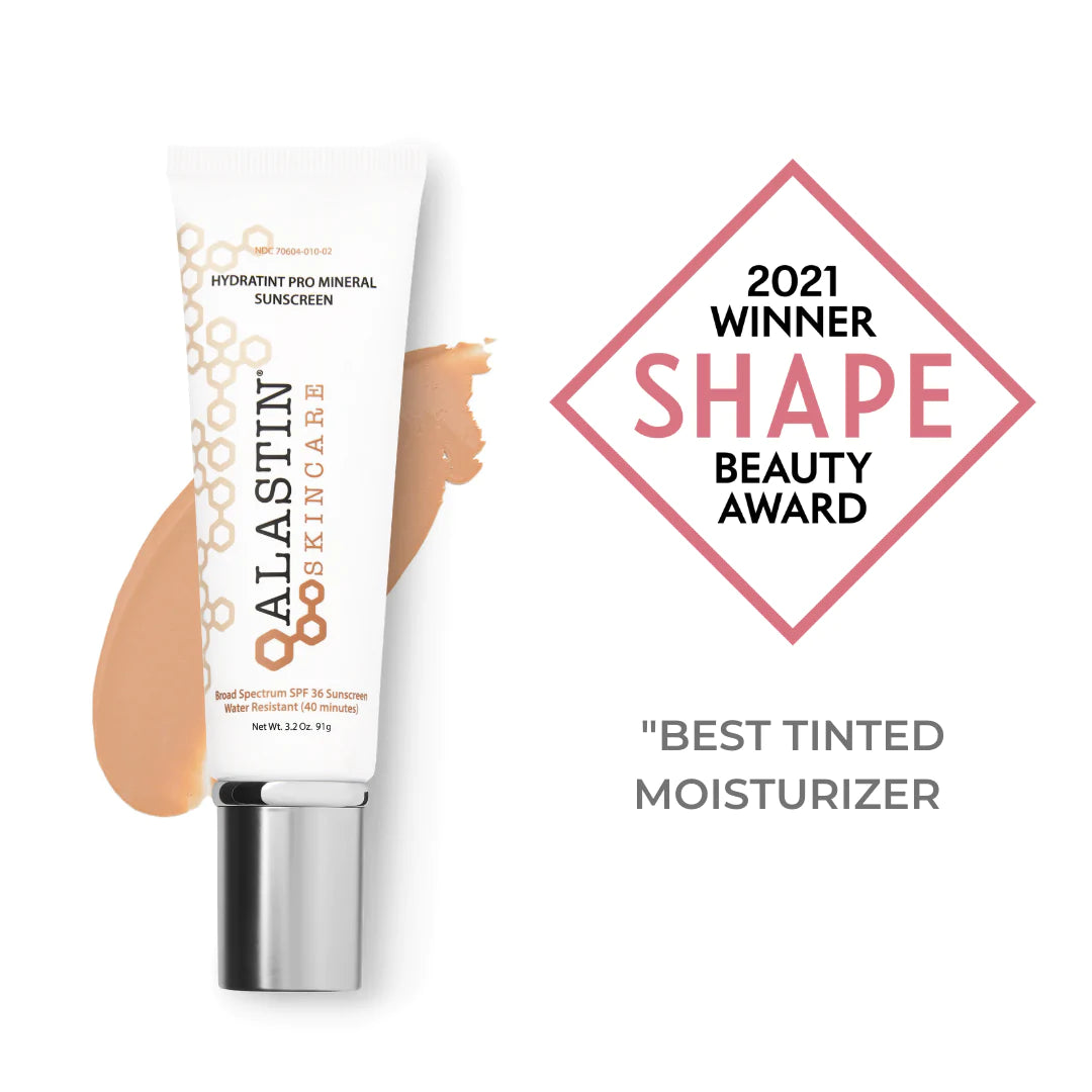 Alastin HydraTint Pro Mineral Sunscreen SPF 36 - Broad Spectrum Tinted Moisturizer with Hydration for Daily Use & Outdoor Activities