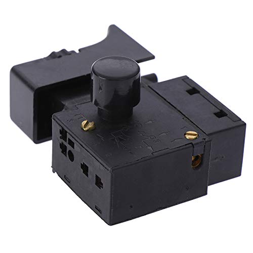 FA2-6/1BEK 250V 6A Red Lock Electric Drill Trigger Switch - Power Tool Replacement Part for Electric Drills, Perfect for DIY Projects and Professional Repairs
