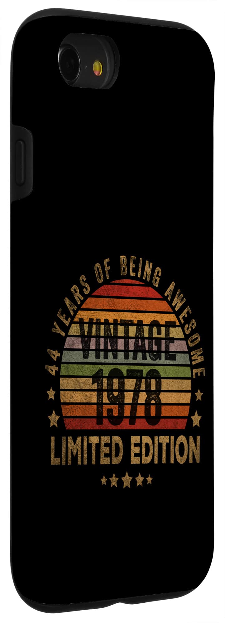 iPhone SE (2020) / 7 / 8 Vintage 1978 Limited Edition 44th Birthday Case - Perfect Gift for 44 Year Olds, Retro Design for Daily Use & Special Occasions