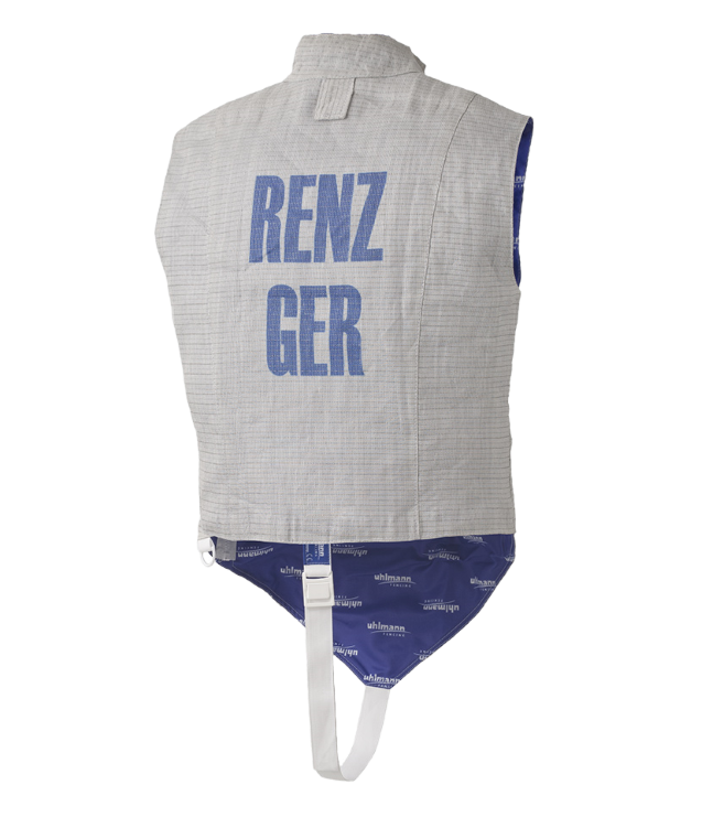 Personalized Name Print Uhlmann Fencing Lame - Custom Fencing Gear for Competitions & Training