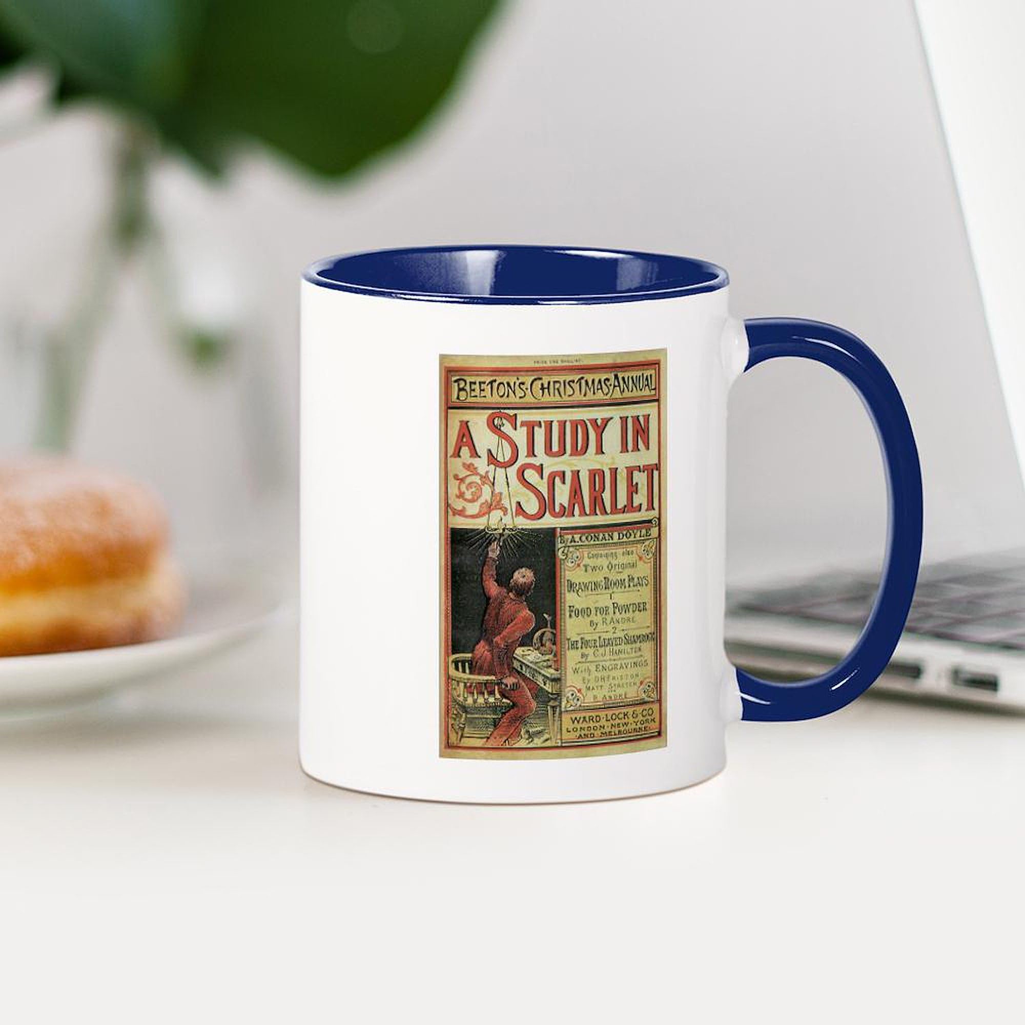 Sherlock Holmes 11 oz (325 ml) Ceramic Coffee Mug - Perfect for Tea, Hot Chocolate & Office Use - Gift for Book Lovers & Mystery Fans