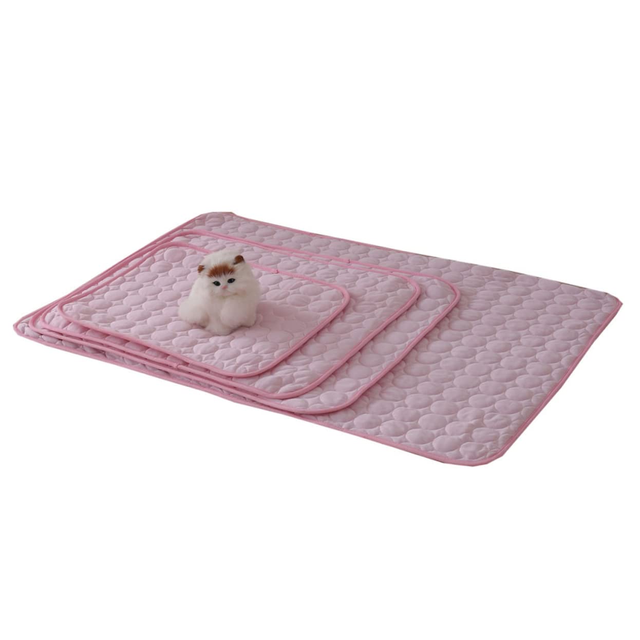 Washable Self-Cooling Pet Pad for Dogs & Cats - Reusable Cooling Mat for Summer, Dog Cooling Bed & Cat Cooling Blanket - Perfect for Hot Weather, Indoor/Outdoor Use, Small Animals & Pets
