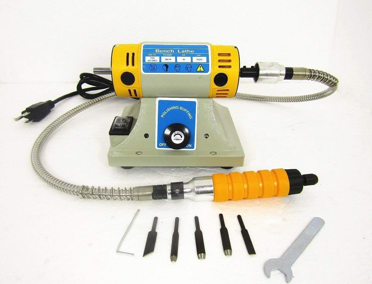 YUCHENGTECH Electric Wood Chisel Carving Tool - Professional Woodworking Chisel Machine Kit (Host + Chisel + Shaft) for DIY Furniture Making & Wood Sculpting
