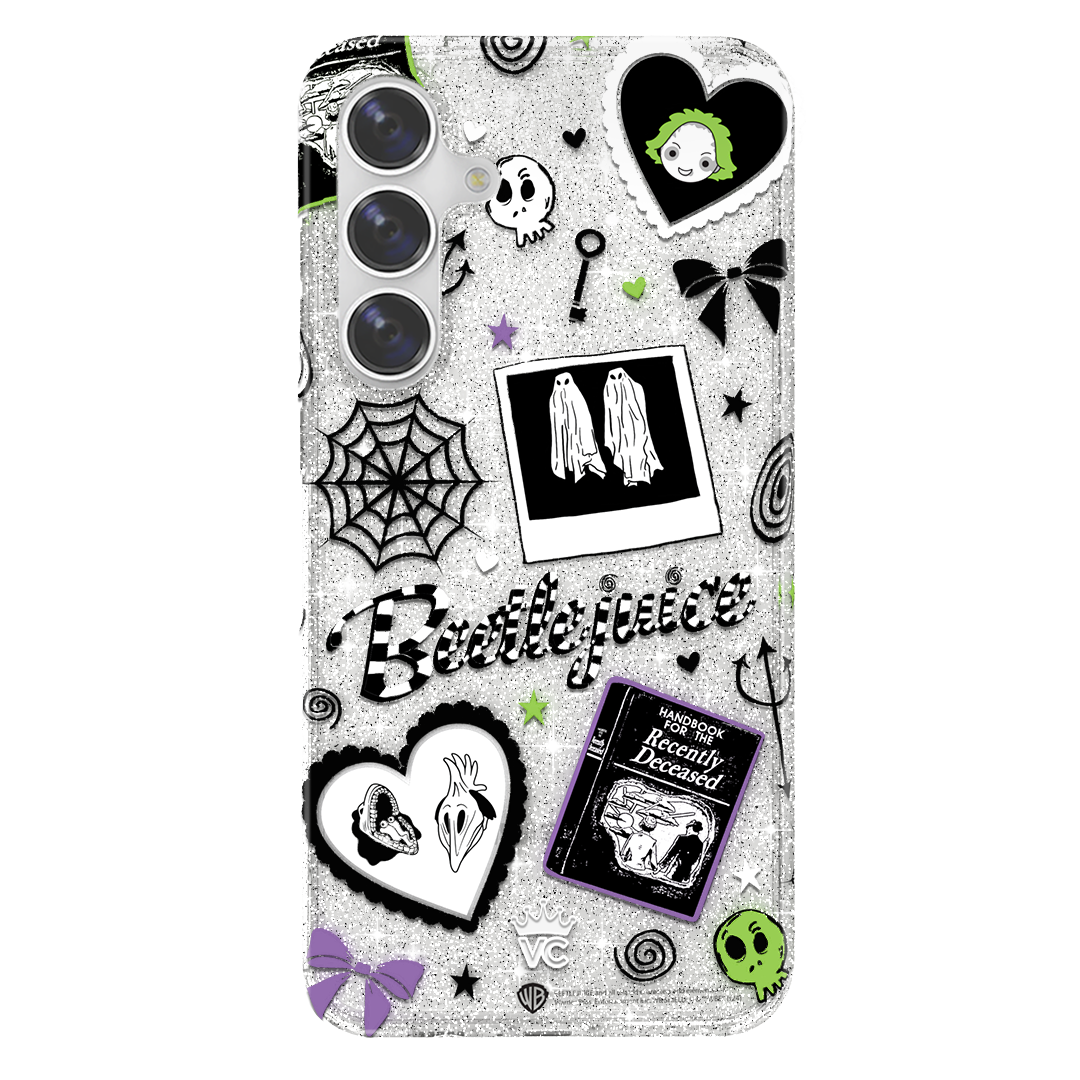 Beetlejuice Ghost with the Most Samsung Phone Case - Trendy Movie Character Design for Galaxy S21/S20/Note 20 - Perfect for Halloween, Cosplay & Movie Fans