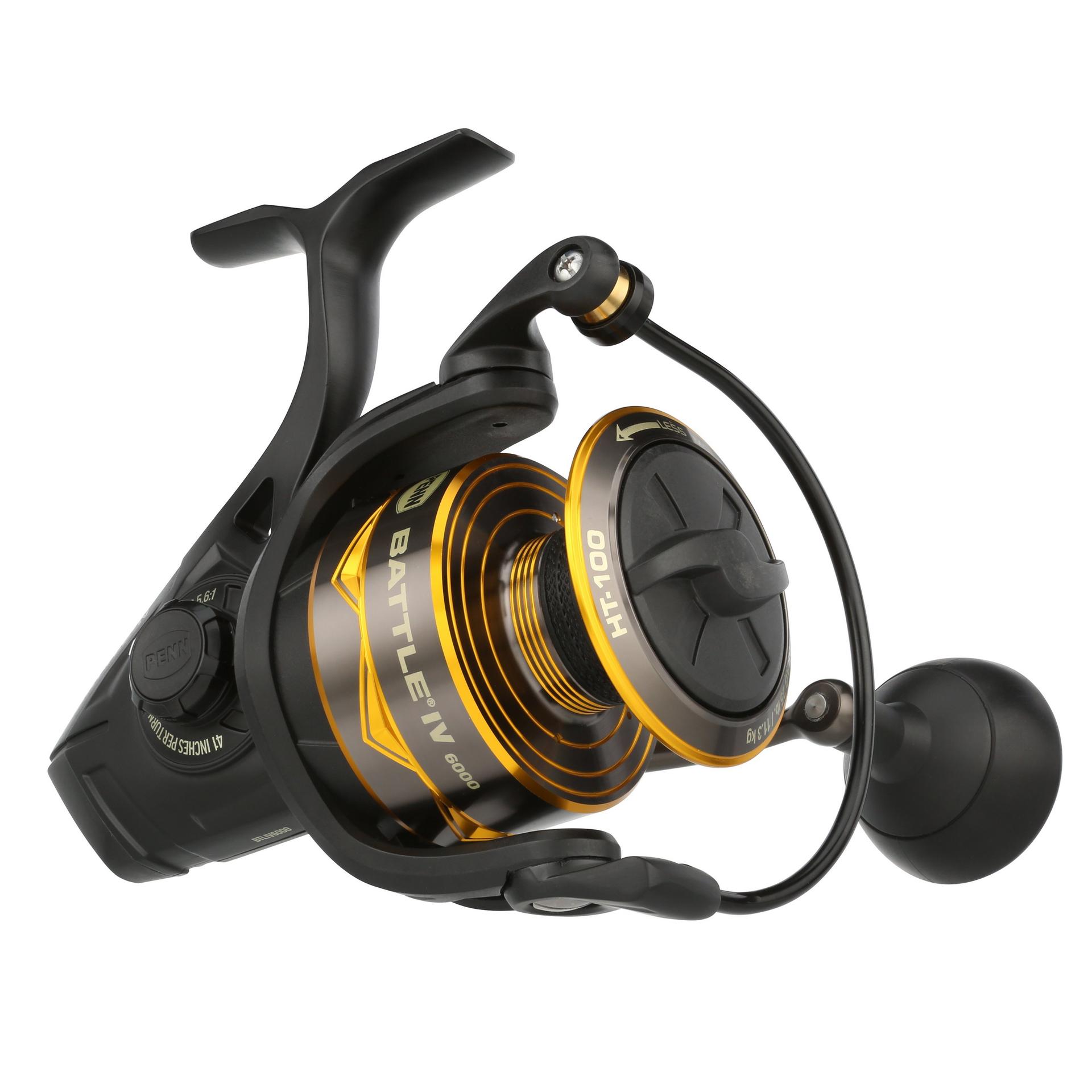 Battle IV Spinning Reel - High Performance Fishing Reel for Saltwater & Freshwater | Perfect for Bass, Trout & Offshore Fishing