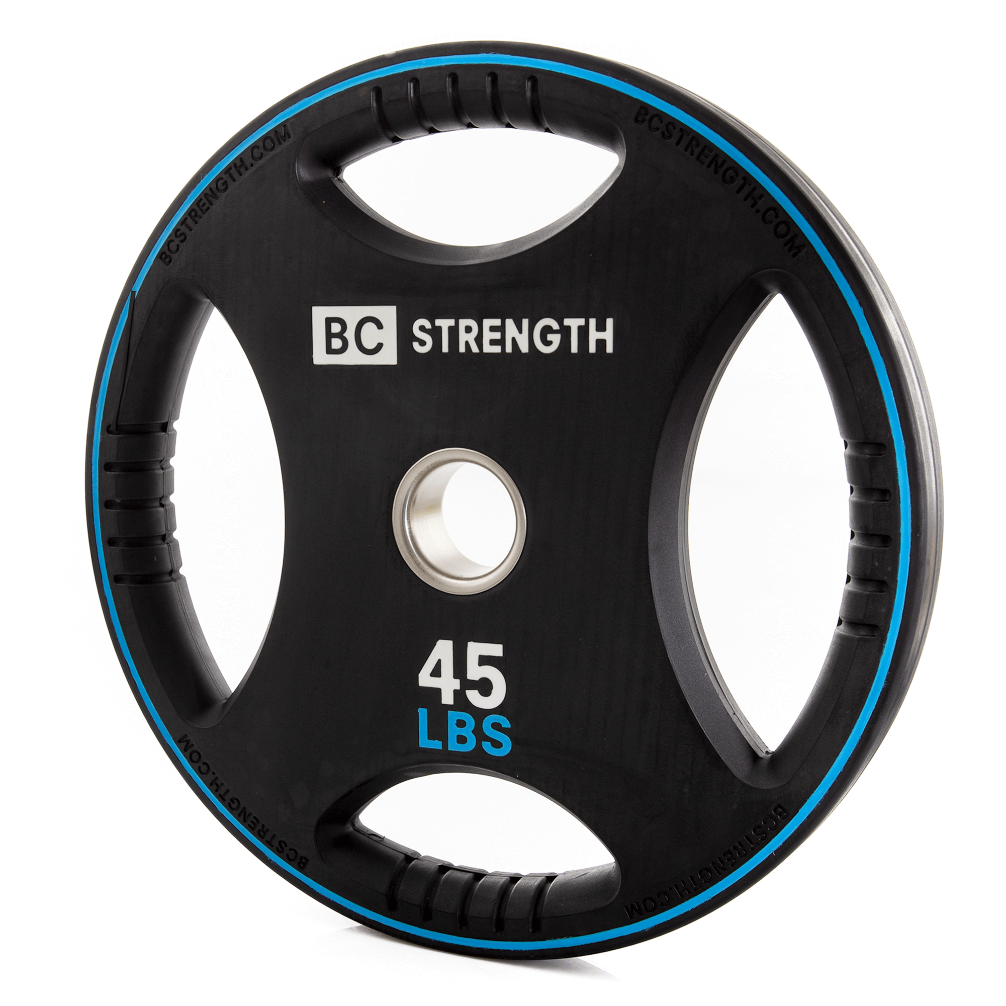 45lb Rubber Coated Weight Plates Set of 2 - Olympic Standard Gym Plates for CrossFit, Home Gym & Strength Training