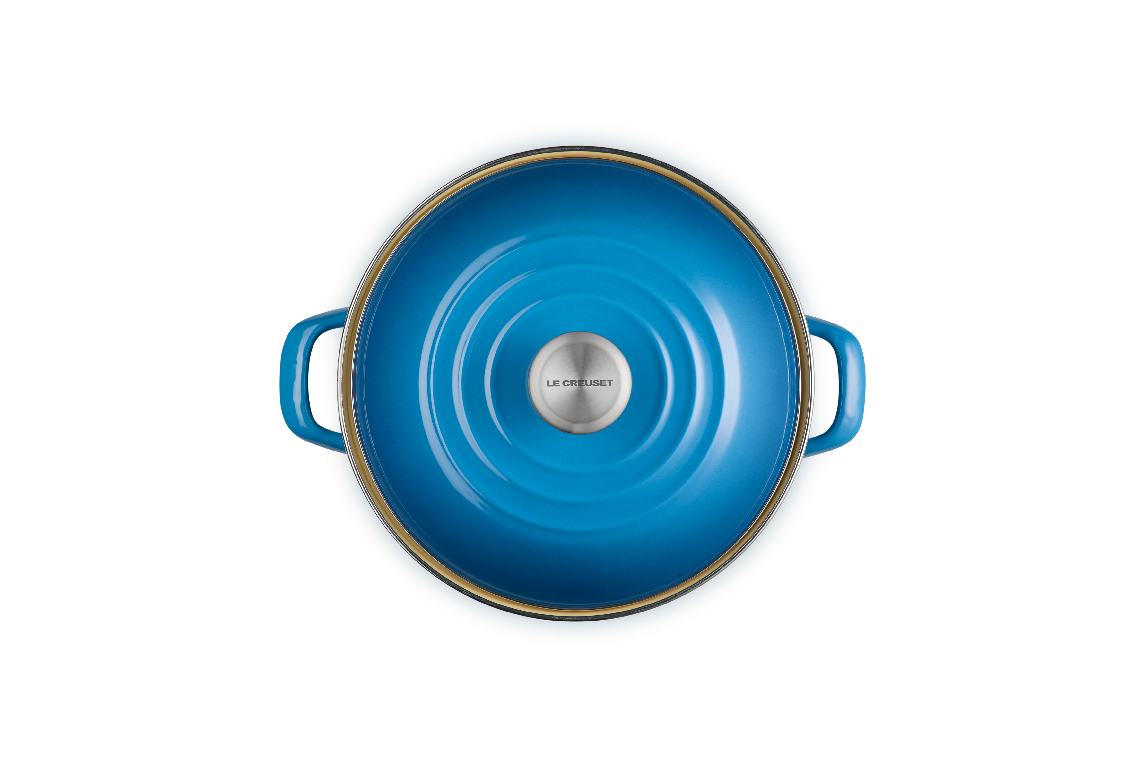 10 qt. Stainless Steel Stockpot with Lid - Marseille Blue - Perfect for Soups, Stews & Pasta - Commercial & Home Kitchen Use