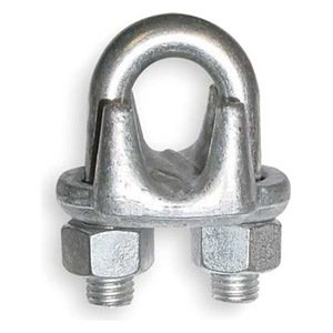 5/8 Inch Wire Rope Clip - Heavy Duty Malleable Iron Cable Clamp for Rigging, Marine, Construction & DIY Projects