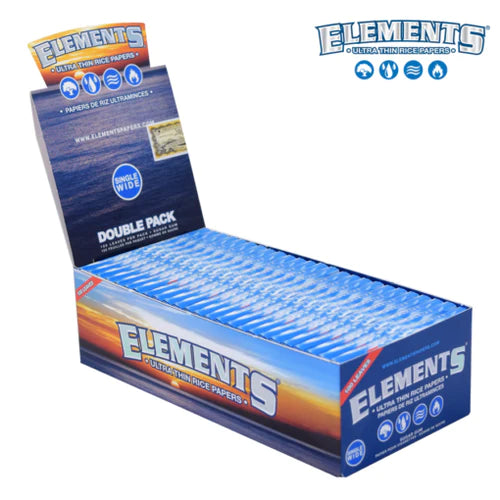 Premium Elements Rolling Papers - Single Wide & Double Window Size for Smooth Rolling | Perfect for Herbal Blends, Tobacco, and DIY Cigarettes at Home or On-the-Go