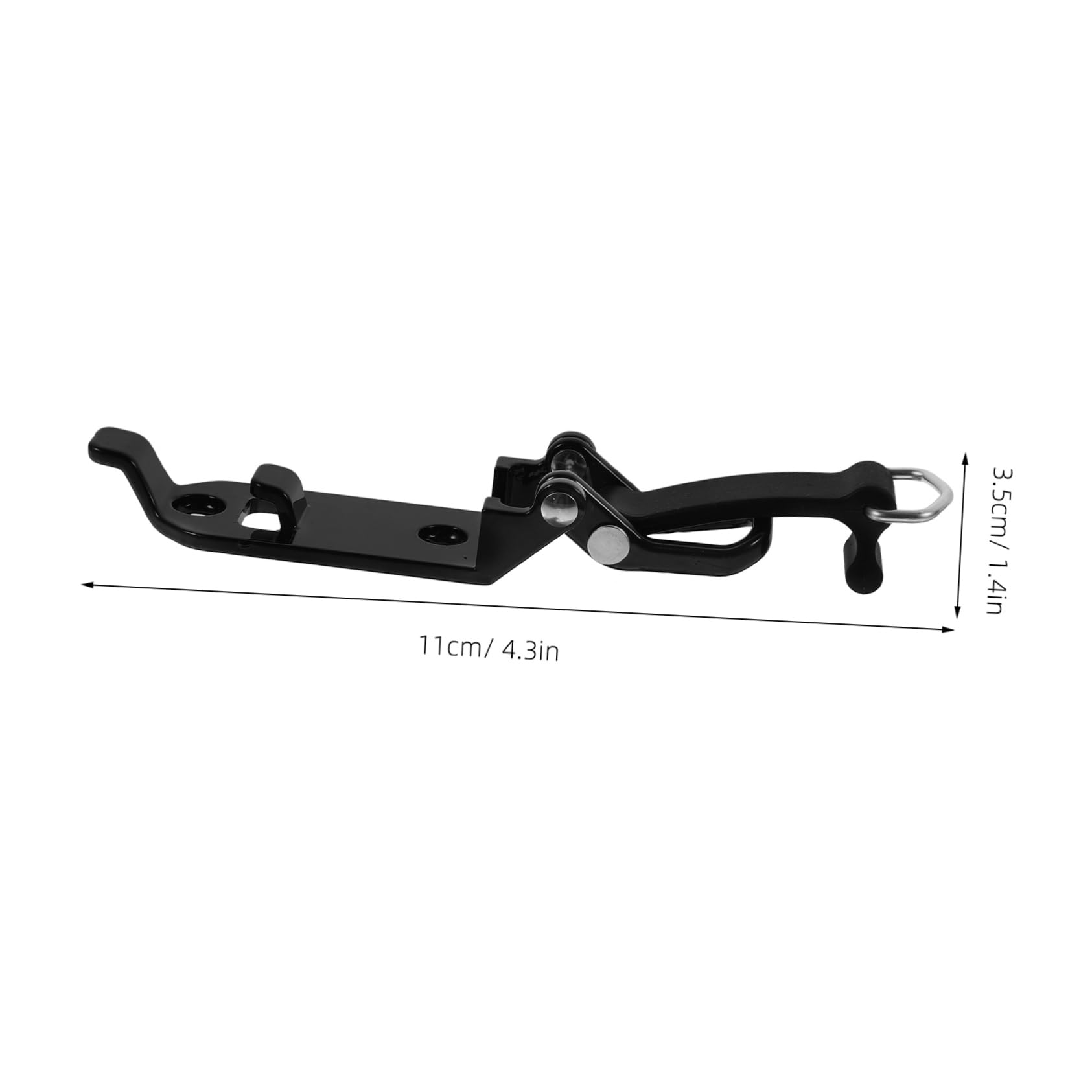 2pcs Folding Hinge Spade Shovel Roof Rack - Zinc Alloy Car Metal Rack for Secure Fastening - Ideal for Off-Road Adventures and Camping Gear Storage