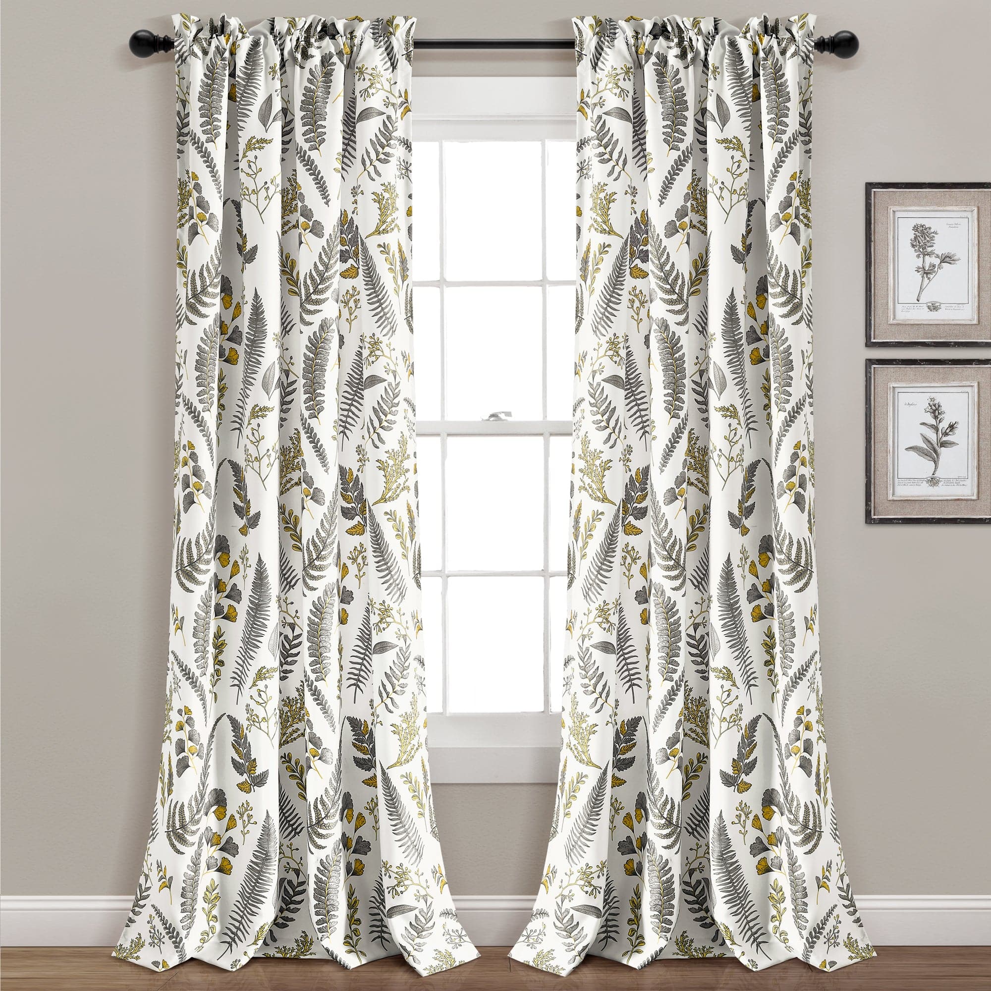 Devonia Light Filtering Window Curtains - Set of 2 Panels for Living Room & Bedroom - Soft Sheer Drapes for Privacy & Sun Protection