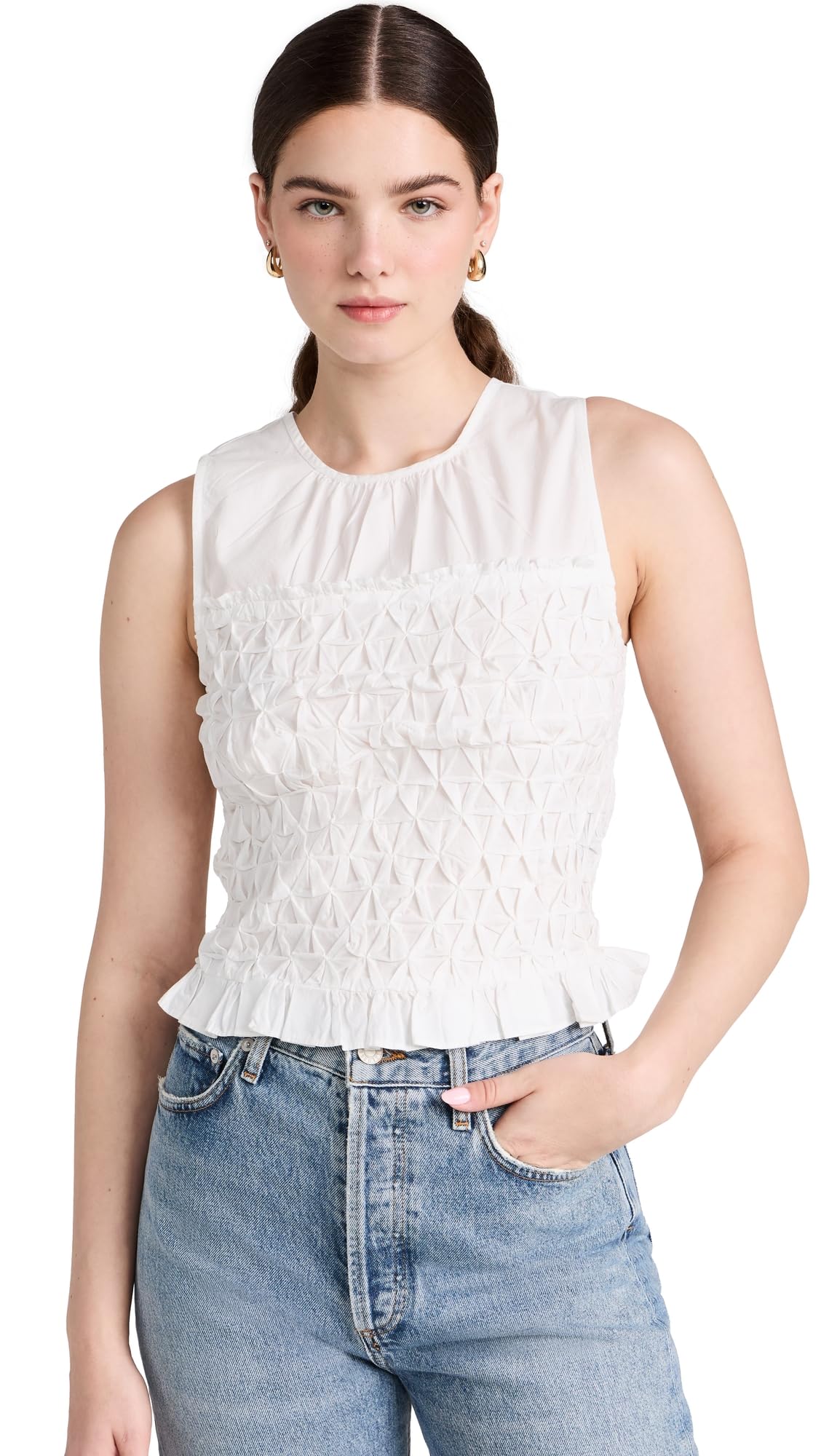 Ramy Brook Women's Paislee Tank Top - Stylish Floral Print Sleeveless Blouse for Casual Wear & Summer Outfits