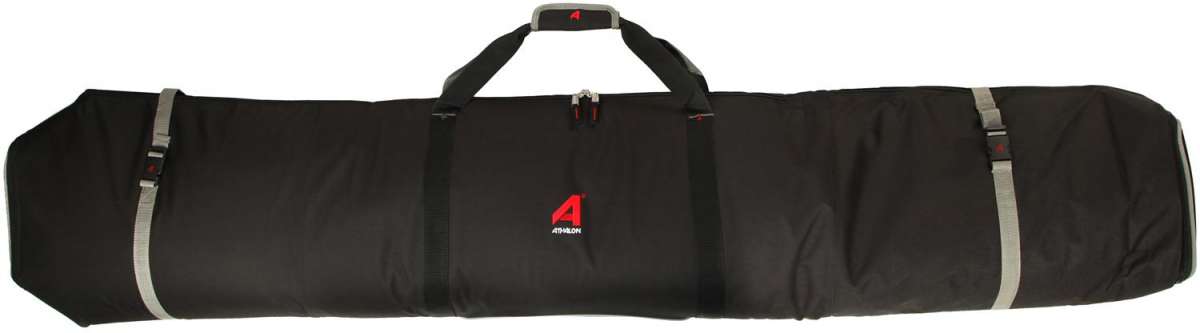 **Athlon Expanding Double Ski Pad Bag 2023 - Waterproof Ski & Snowboard Gear Storage for Travel - Perfect for Ski Trips, Resorts & Winter Sports**