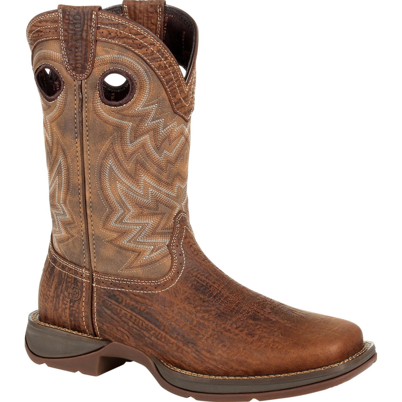 Durango Men's Rebel Western Boot - Genuine Leather Cowboy Boots for Men, Comfortable & Durable Riding Boots - Perfect for Rodeo, Country Music Festivals & Outdoor Adventures