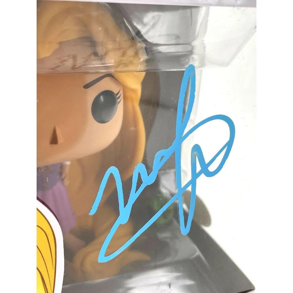Mandy Moore Autographed Tangled Funko Pop #147 - Rapunzel & Pascal Signed Collectible with JSA COA - Perfect for Disney Fans, Movie Memorabilia Collectors & Gift Giving