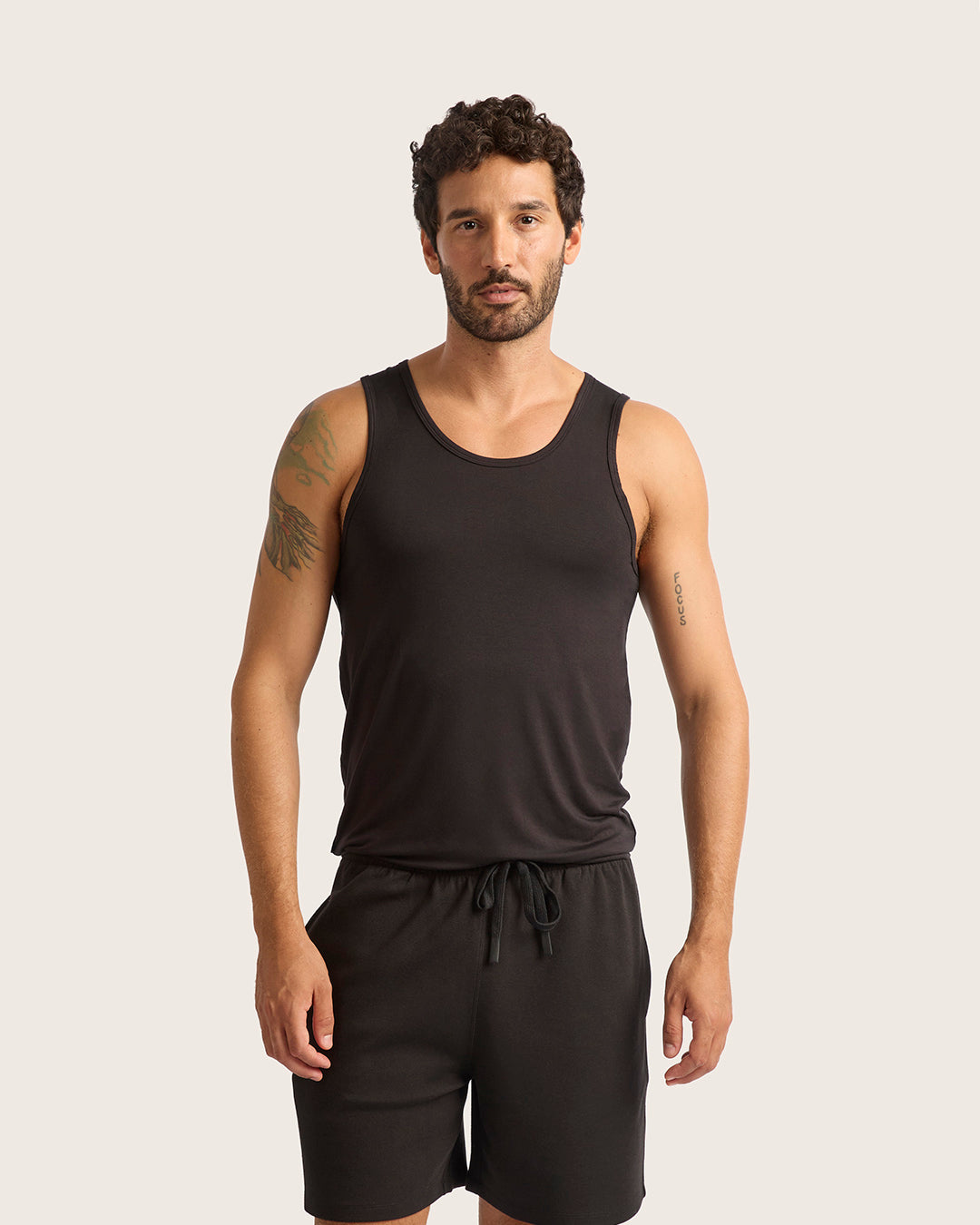 Men's Black Tank Top - Breathable & Comfortable for Gym, Workout, and Summer Outdoor Activities