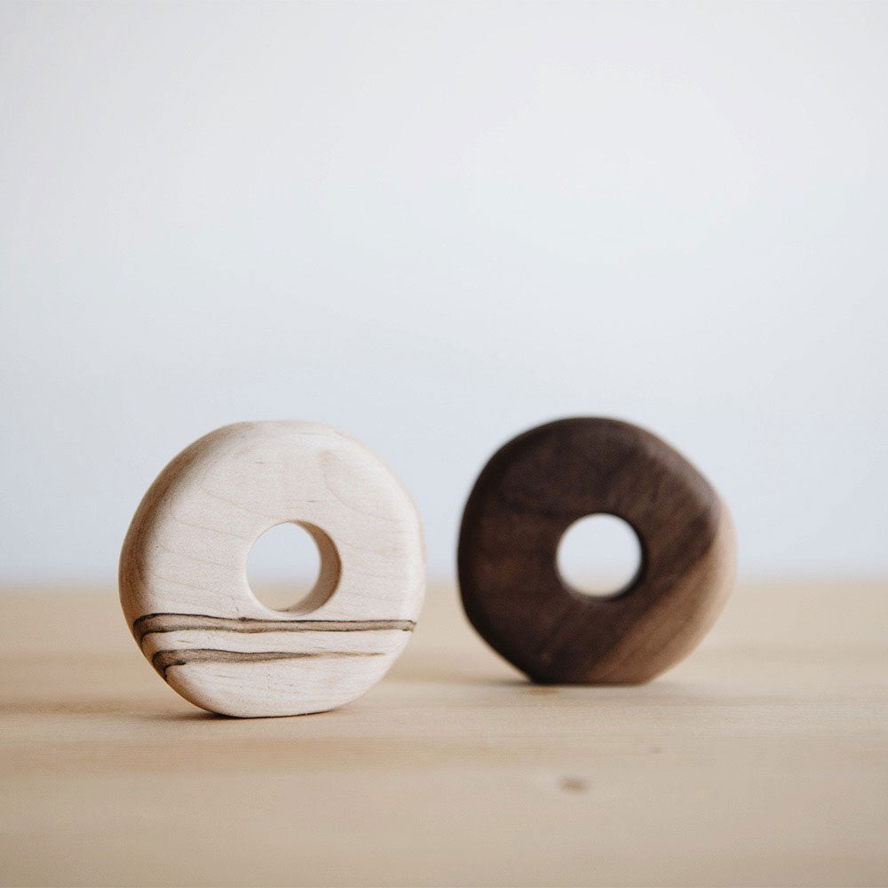 Handmade Wooden Donut Vase - Natural Home Decor for Flowers & Centerpieces | Perfect for Wedding, Boho Decor & Farmhouse Style