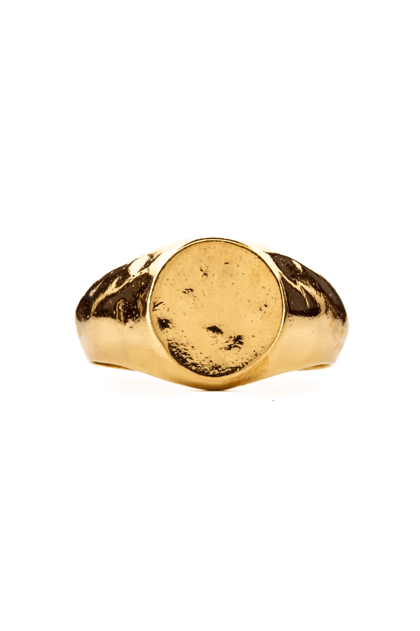 Perfect Signet Ring | 14K Gold Personalized Engraved Signet Ring for Men & Women | Ideal for Weddings, Gifts & Formal Occasions