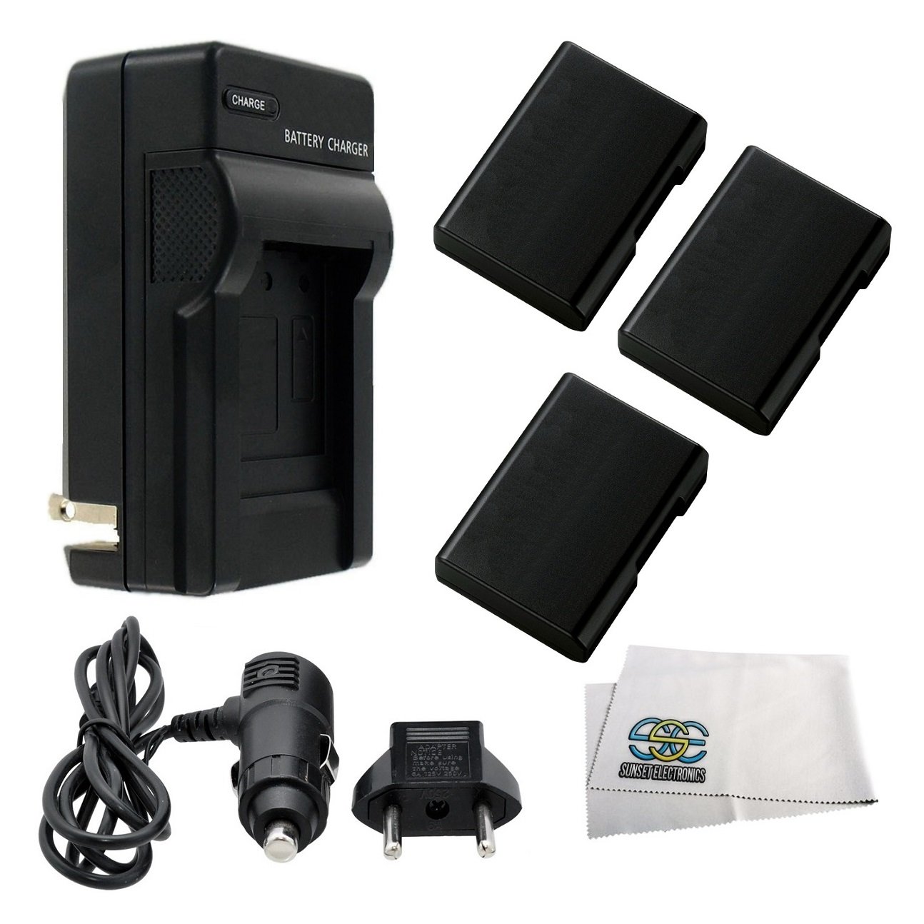 EN-EL14A Replacement Battery & AC/DC Charger Kit for Nikon D3100 D3200 D3300 D3400 D3500 D5100 D5200 D5300 D5500 D5600 DF & Coolpix P7000 P7100 P7700 P7800 Cameras - Perfect for Travel, Photography Sessions & Backup Power
