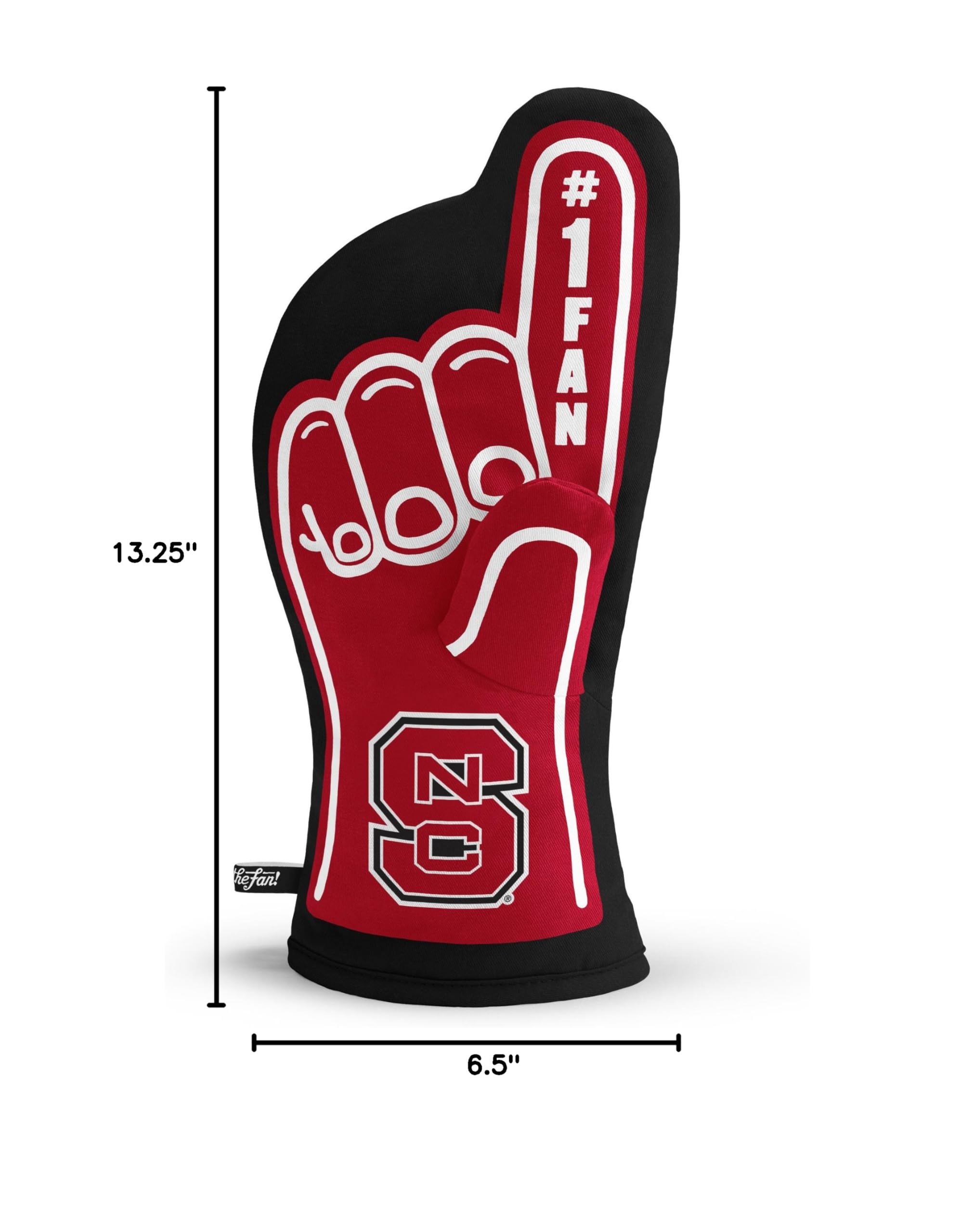 YouTheFan NCAA #1 Oven Mitt - Heat Resistant College Sports Kitchen Gloves for Baking, Grilling & Cooking - Perfect for Game Day Tailgates & Home Kitchen Use