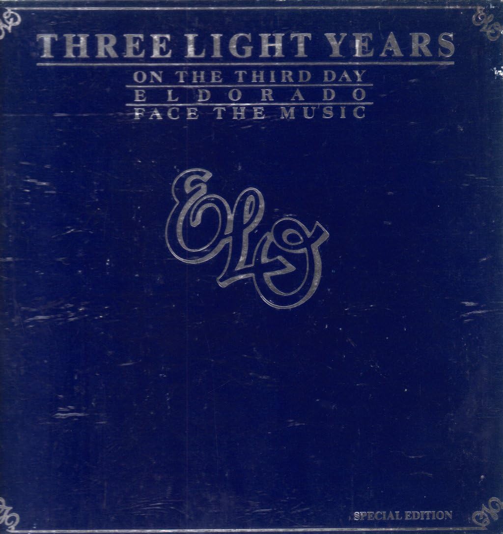 Electric Light Orchestra - Three Light Years Vinyl LP (Jet Records JET BX1) - Classic Rock Album for Music Collectors & Audiophiles - Perfect for Home Listening & Vinyl Enthusiasts