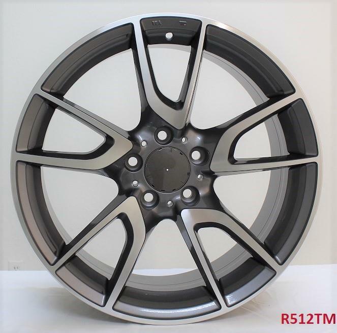 18x8 Inch Alloy Wheels for Mercedes C300 BASE SEDAN 2015-2023 - Perfect Fit Replacement Rims for Enhanced Performance & Style - Ideal for City Driving & Highway Cruising