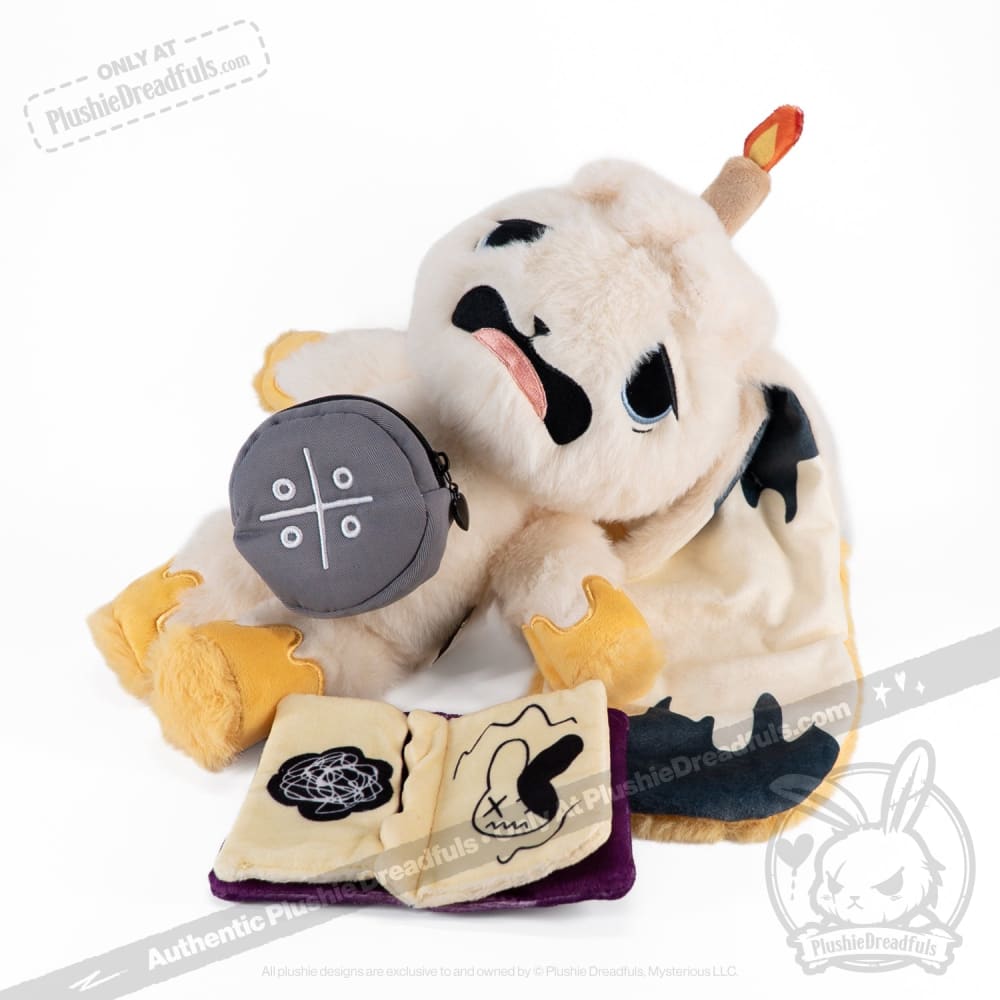 Plushie Dreadfuls Burnout Rabbit - Soft Stuffed Animal Toy for Stress Relief, Anxiety Comfort & Emotional Support | Perfect for Therapy, Bedroom Decor & Gift Giving