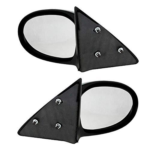 RAREELECTRICAL New Pair of Power Door Mirrors Compatible with 2003-2004 Pontiac Grand Am SE2 - GM1321258 (22724868) - Replacement Side View Mirrors for Enhanced Safety & Style