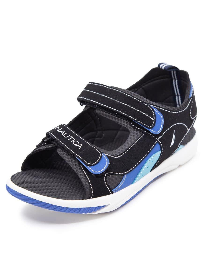 Nautica Kids Sports Sandals - Breathable Open Toe Athletic Water Shoes for Boys & Girls | Beach, Pool & Outdoor Play | Toddler/Little Kid/Big Kid Sizes