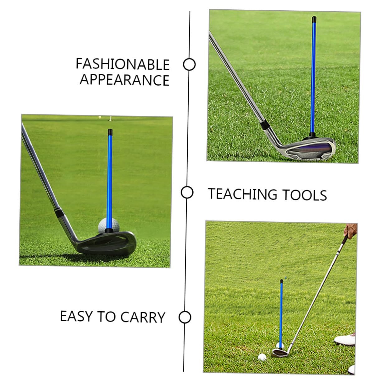 HANABASS Golf Alignment Training Aid - Golf Putting Alignment Stick & Practice Tool for Improved Accuracy | Perfect for Driving Range & Putting Green Practice