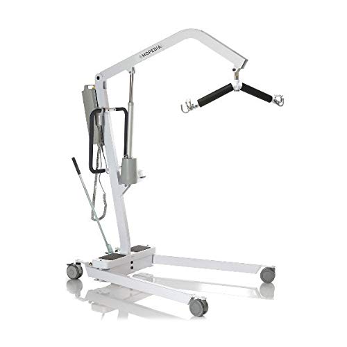Pratiko 180kg Electric Patient Lift - Heavy Duty Mobility Hoist for Home & Hospital Use - Safe & Easy Transfer for Elderly & Disabled Care