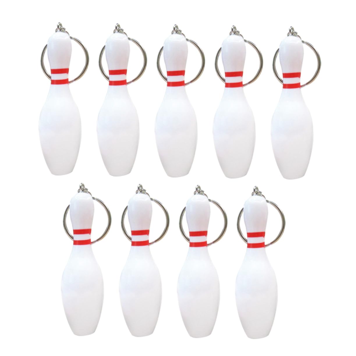 WHAMVOX Stylish Bowling Keychain - Cool Car Key Ring for Men & Women