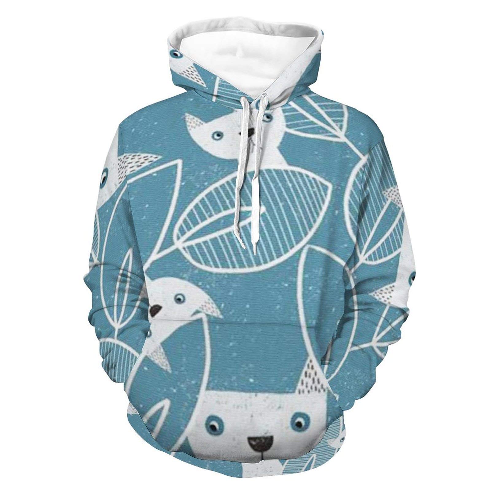 AERICKON Unisex Pullover Hoodie - Soft Fleece Sweatshirt for Men & Women with Kangaroo Pocket | Casual Long Sleeve Crewneck Sweater for Everyday Wear, Gym, Travel & Outdoor Activities