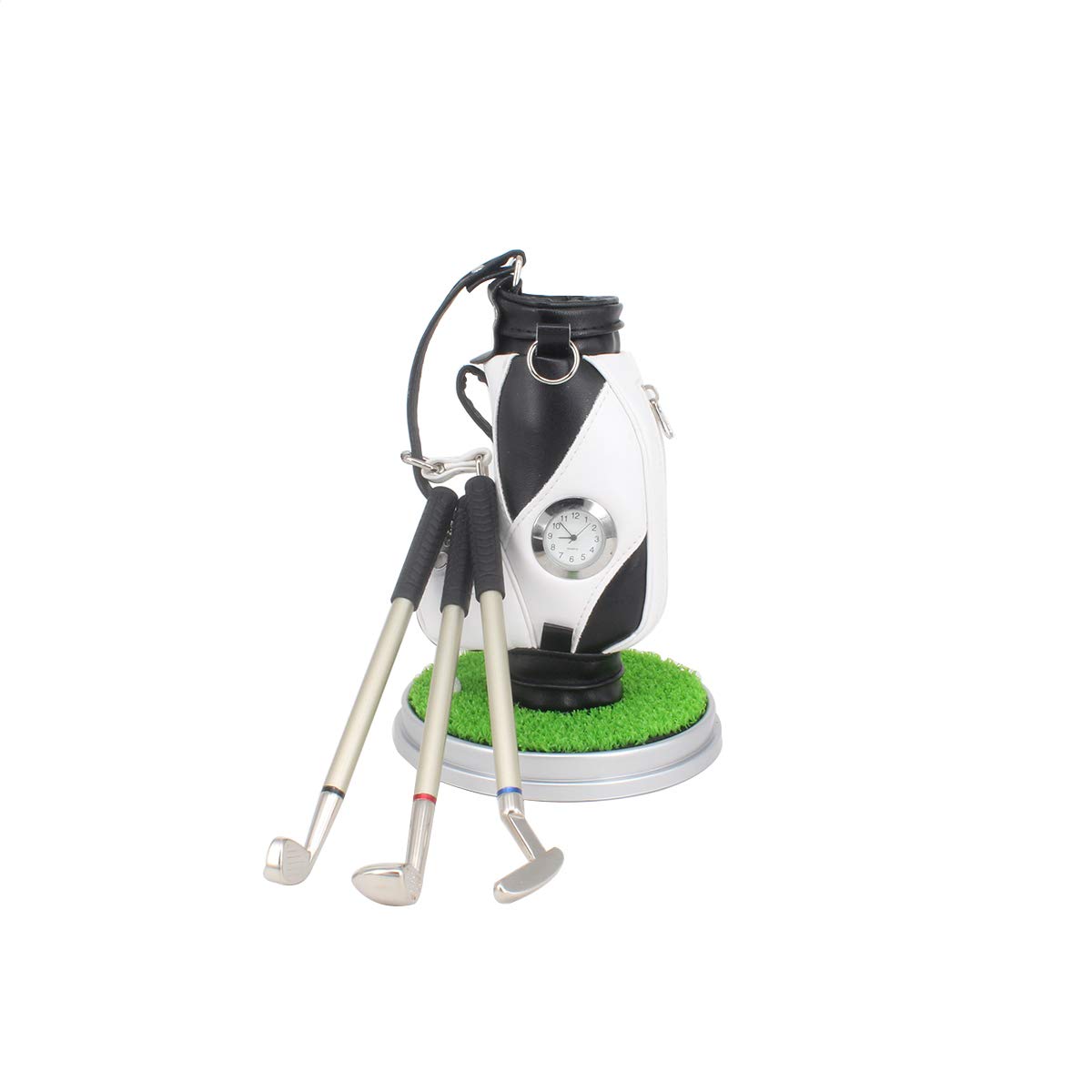 Premium Golf Bag Pen Holder - 3-Piece Aluminum Golf Pencil Organizer for Men | Perfect Golf Gifts & Office Desk Accessories for Golf Enthusiasts