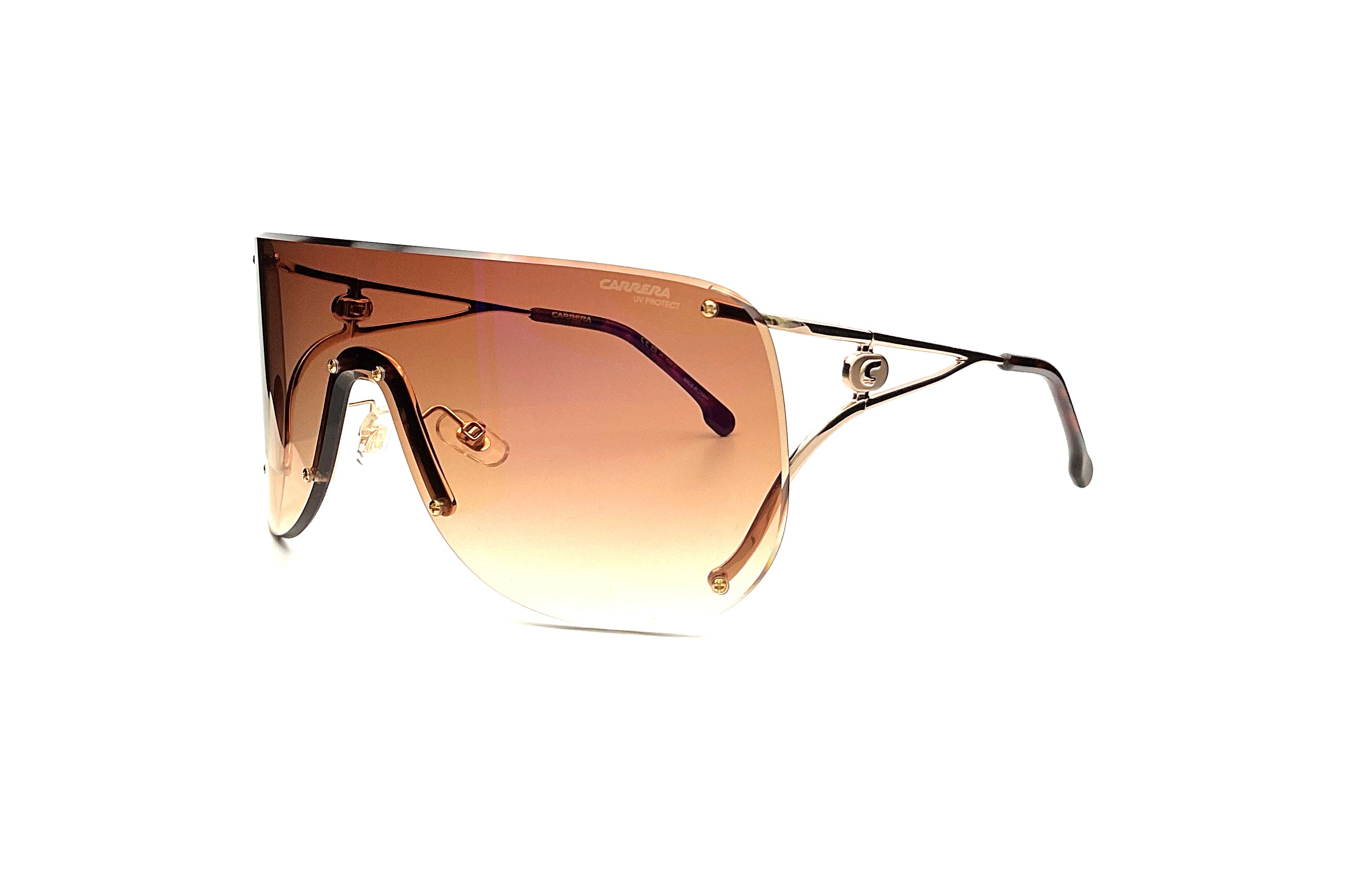 Carrera 3006/S Sunglasses - Gold Copper Frame, UV Protection, Polarized Lenses for Men & Women | Perfect for Driving, Outdoor Sports & Fashion Accessories