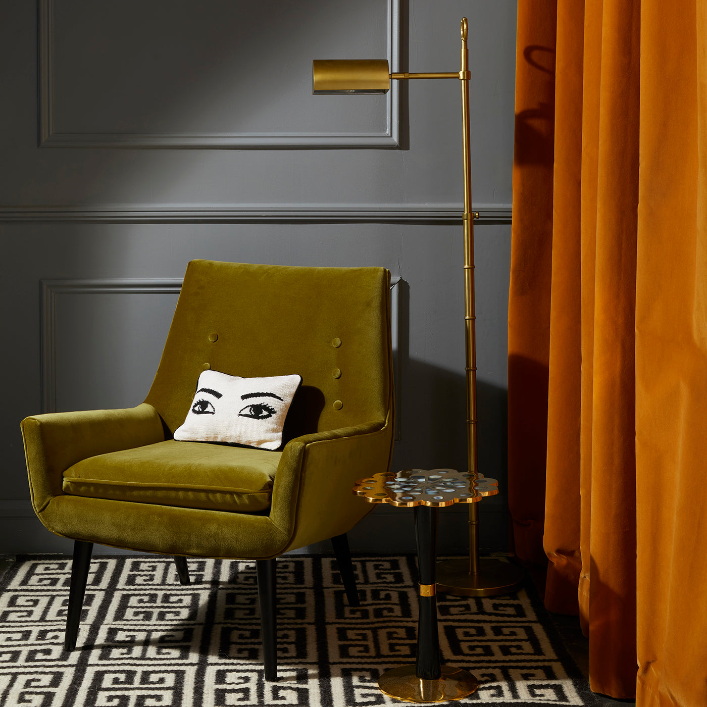 Modern Meurice Adjustable Task Floor Lamp - Bright LED Reading Light for Living Room, Bedroom & Office - Perfect for Reading, Working & Relaxing