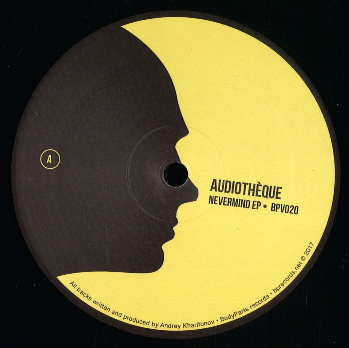 Audiotheque – Nevermind EP BodyParts Vinyl BPV020 – Limited Edition 12
