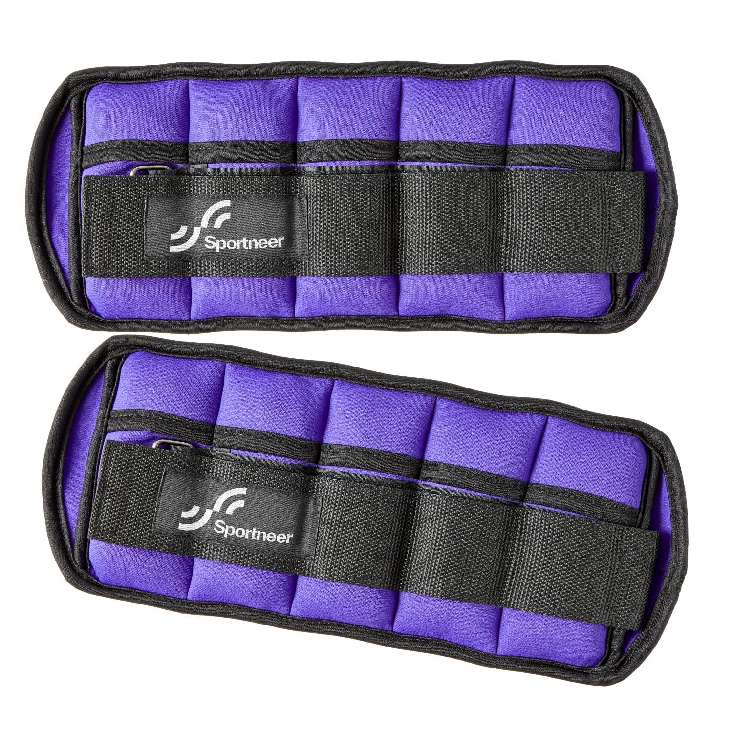 Sportneer Adjustable Ankle Weights 7 lbs/Pair - Secure Strap Leg Weights for Strength Training, Yoga, Running & Workouts - Ideal for Gym, Home Fitness, Physical Therapy & Rehabilitation Exercises