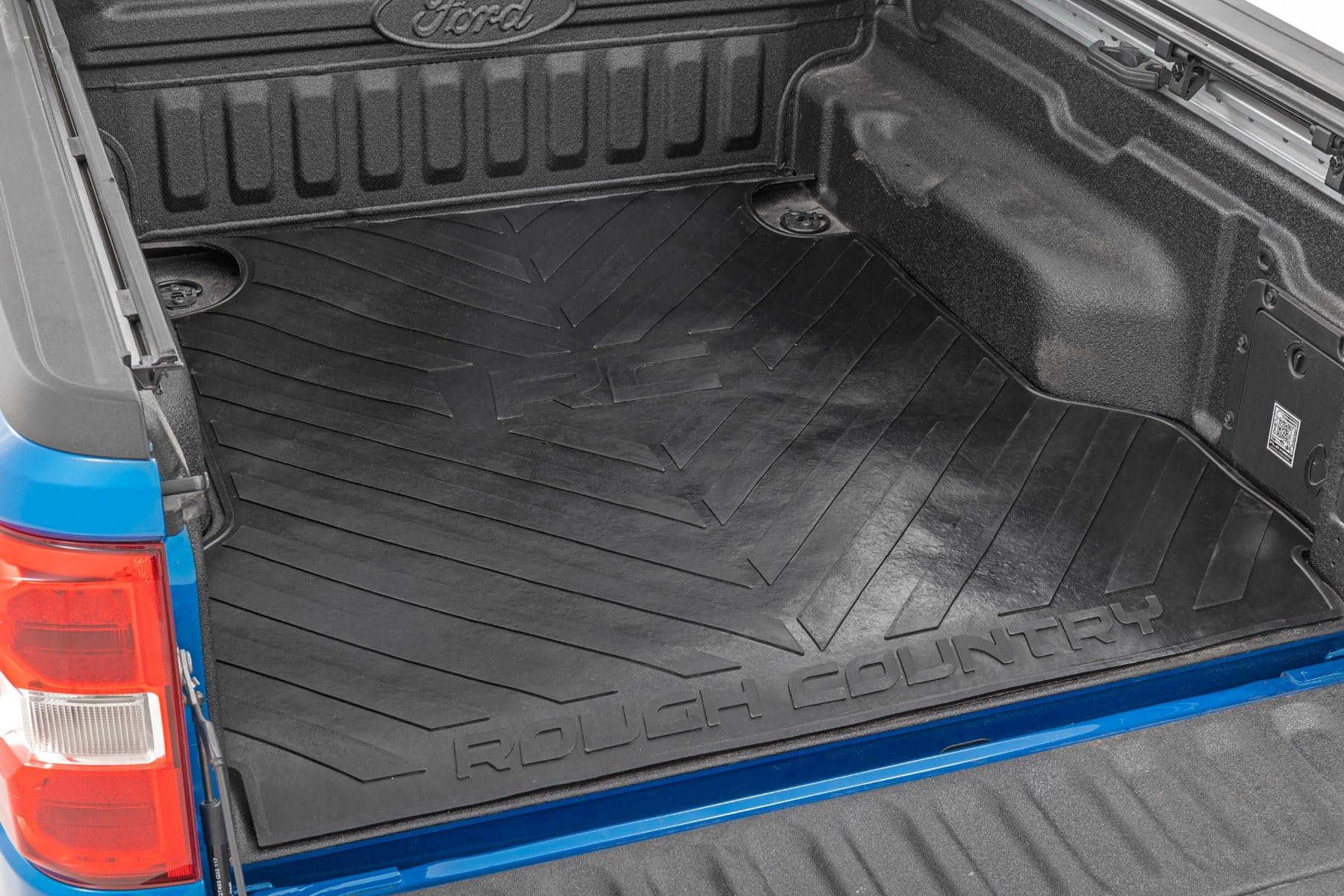 Rough Country Heavy Duty Rubber Bed Mat for Ford Maverick (2022-2025) | 4'6